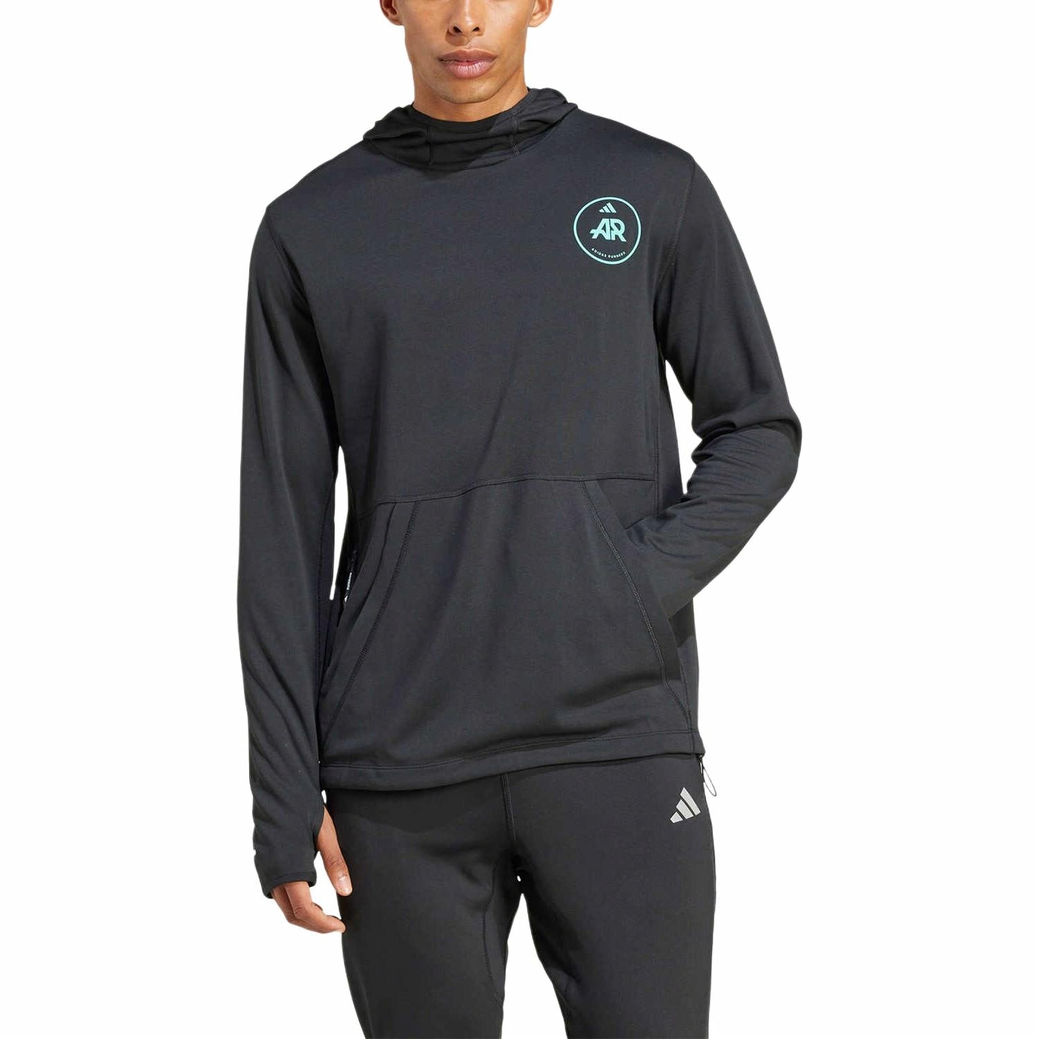 Adidas OWN THE RUN RUNNERS HOODIE (GENDER NEUTRAL) — фото 2