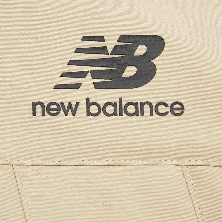 New Balance Logo Hoodie Jacket Khaki — фото 4