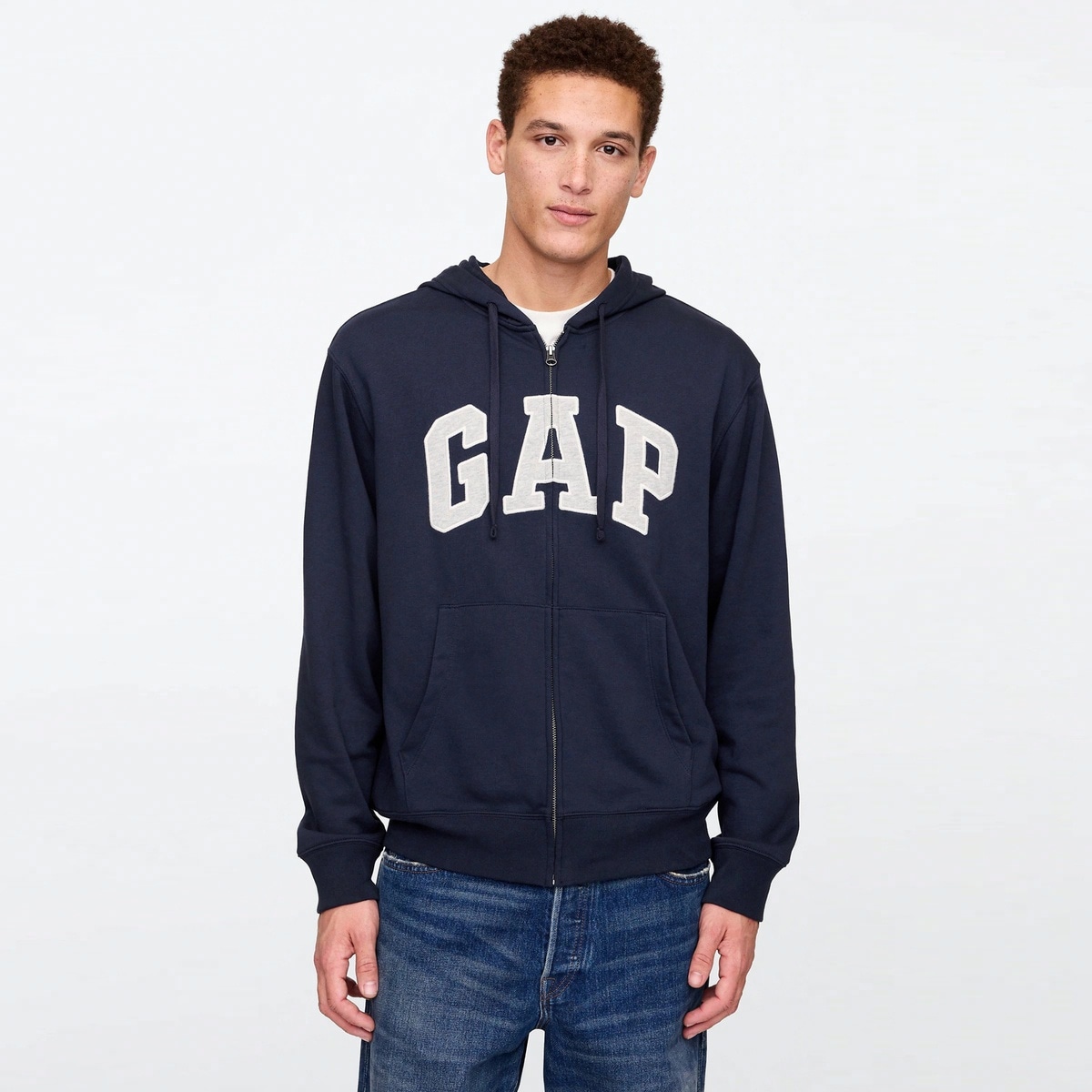 Gap Logo Zip Hoodie — фото 7