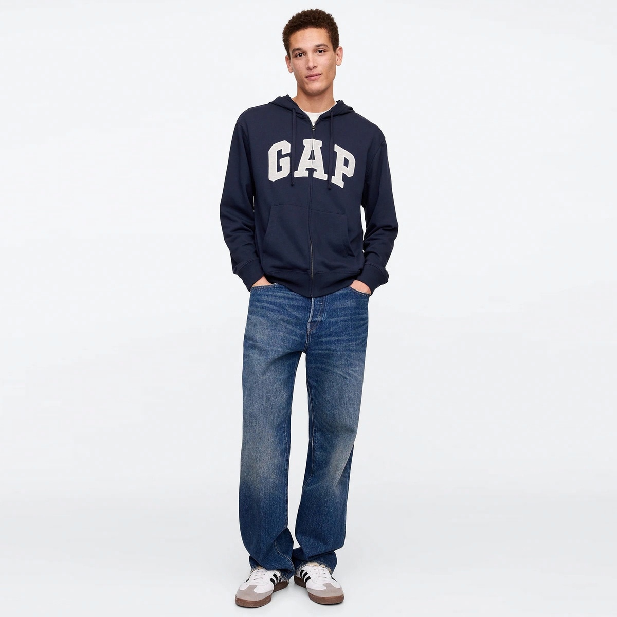 Gap Logo Zip Hoodie — фото 8