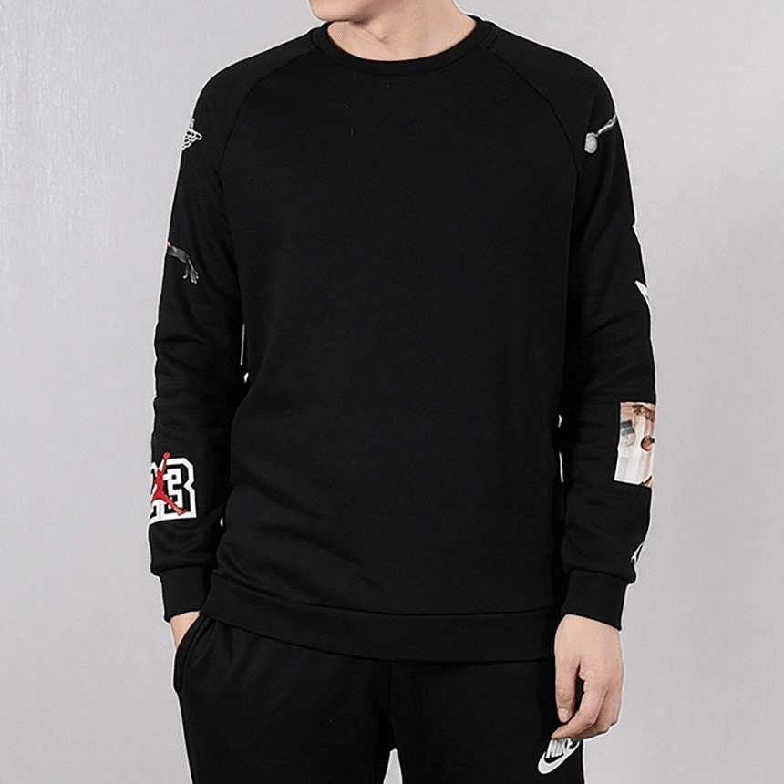Jordan Pullover Hoodie Black — фото 2