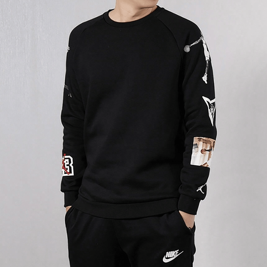 Jordan Pullover Hoodie Black — фото 3