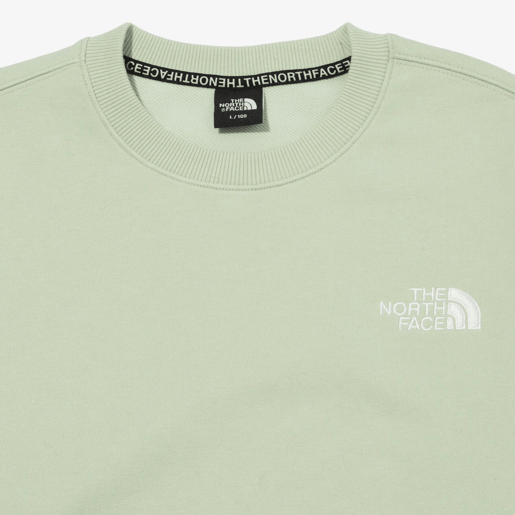 The North Face Essential Crewneck Sweatshirt Green — фото 2