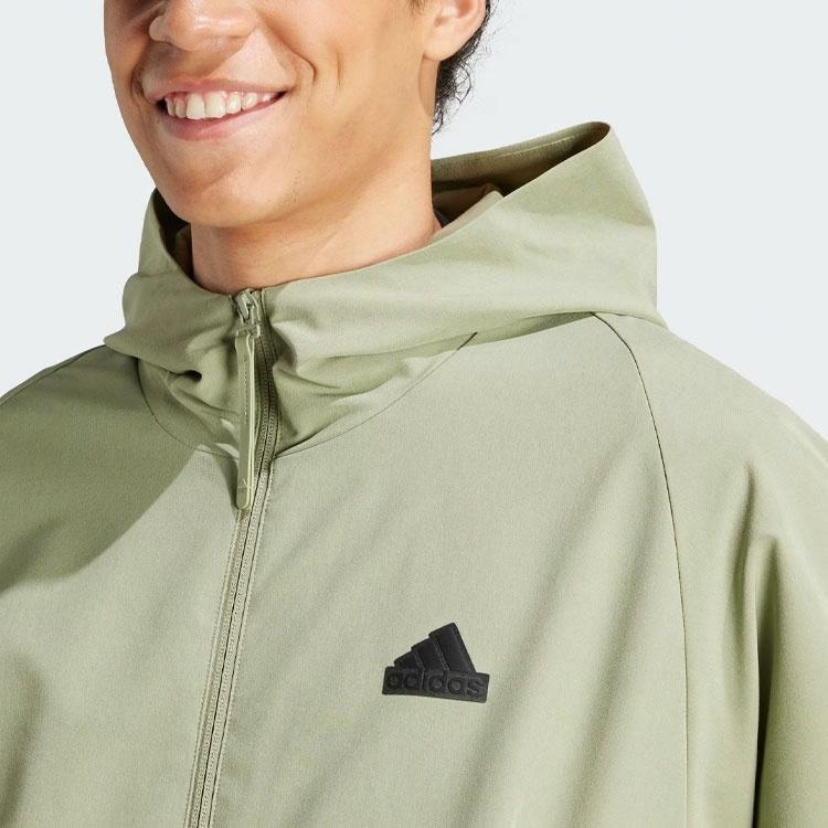 Adidas Z.N.E. Woven Full-Zip Hooded Track Top Logo — фото 4
