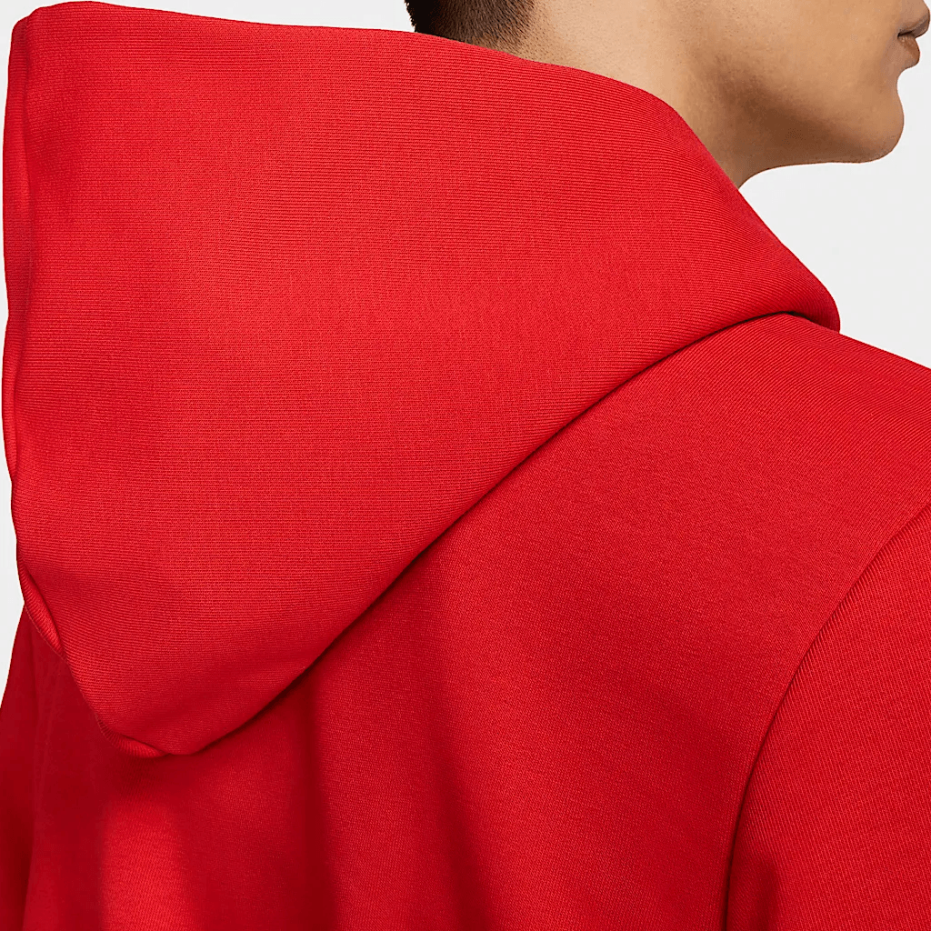 Nike FW24 Fleece Hoodie Red — фото 5