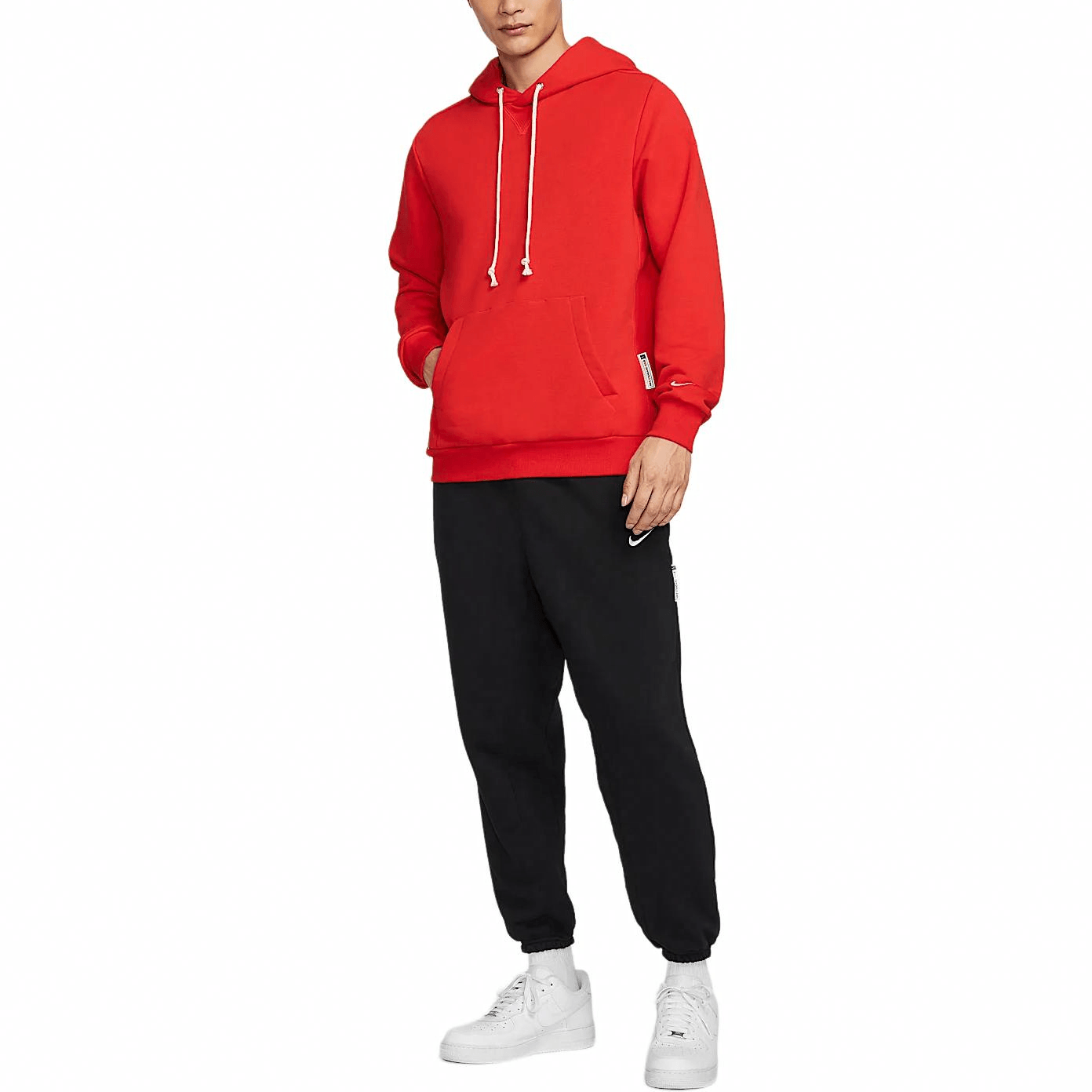 Nike FW24 Fleece Hoodie Red — фото 4