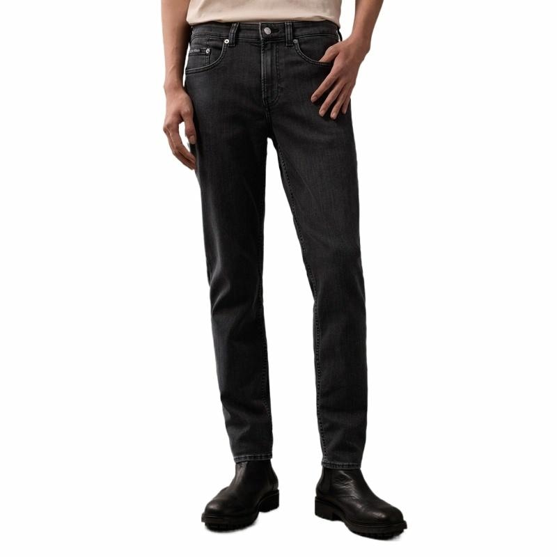 Calvin Klein Slim Fit Wedge Jeans Black — фото 3