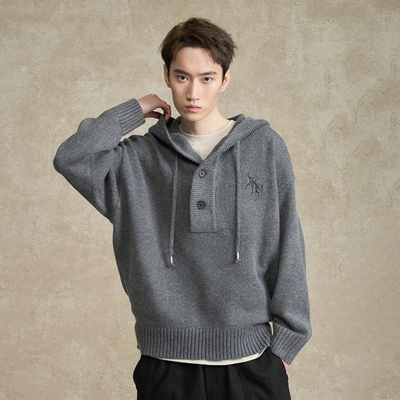 Boneless Embroidered Letter Hoodie — фото 6