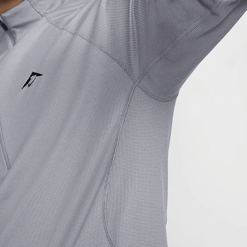 Nike Dri-Fit Trail Long Sleeve Tee Cement Grey — фото 6