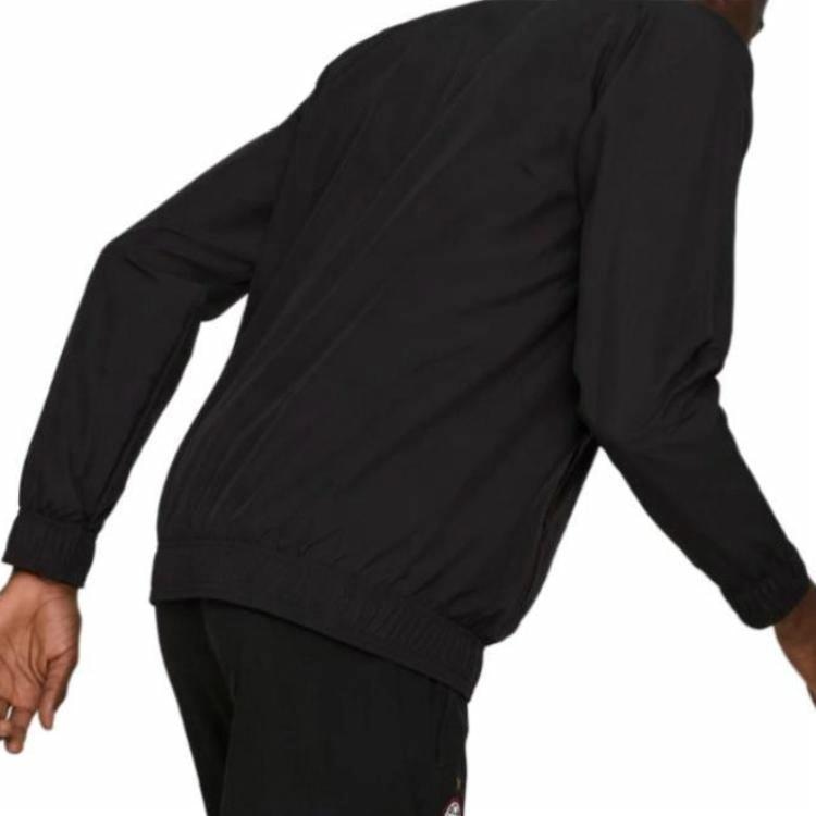 Puma Logo Print Zip Jacket Black — фото 3