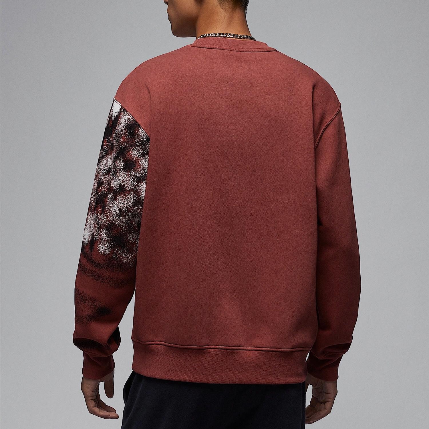 Jordan Crewneck Basketball Sweatshirt Red — фото 4