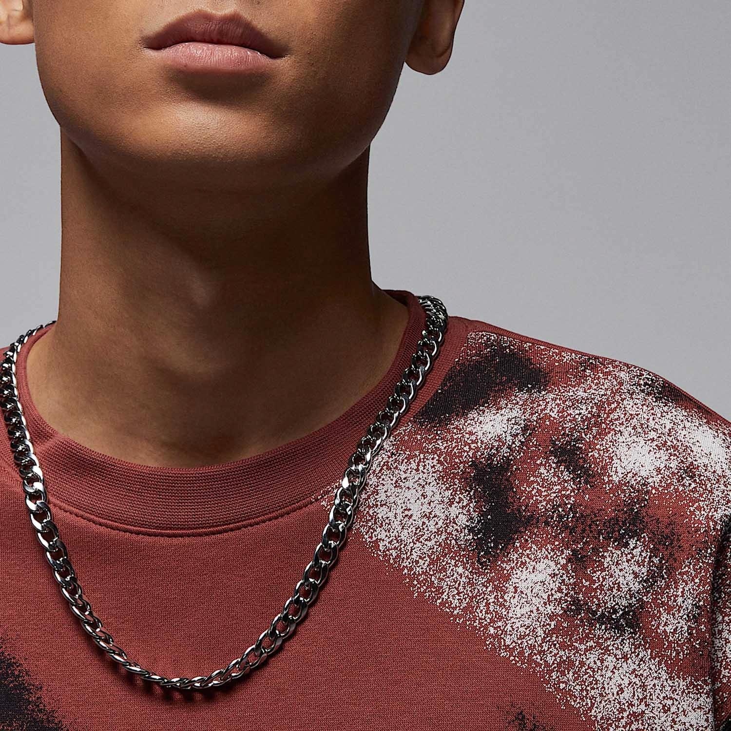 Jordan Crewneck Basketball Sweatshirt Red — фото 6