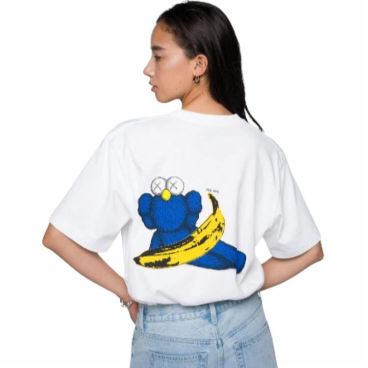 Uniqlo x KAWS x Andy Warhol FW24 T-Shirt White — фото 4