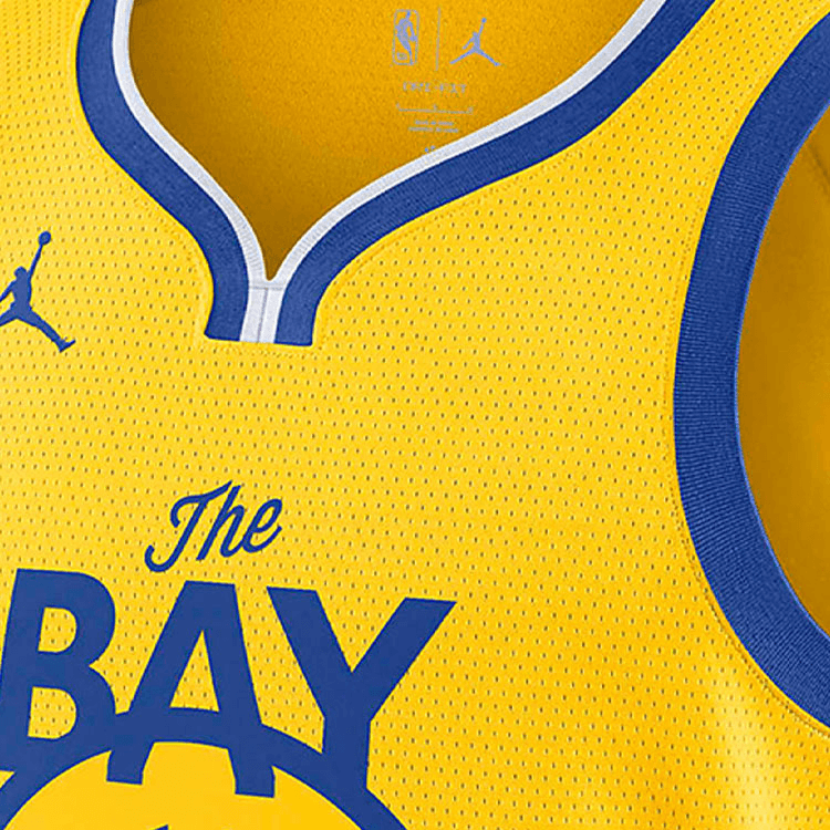 Jordan NBA Warriors Jersey Yellow — фото 2