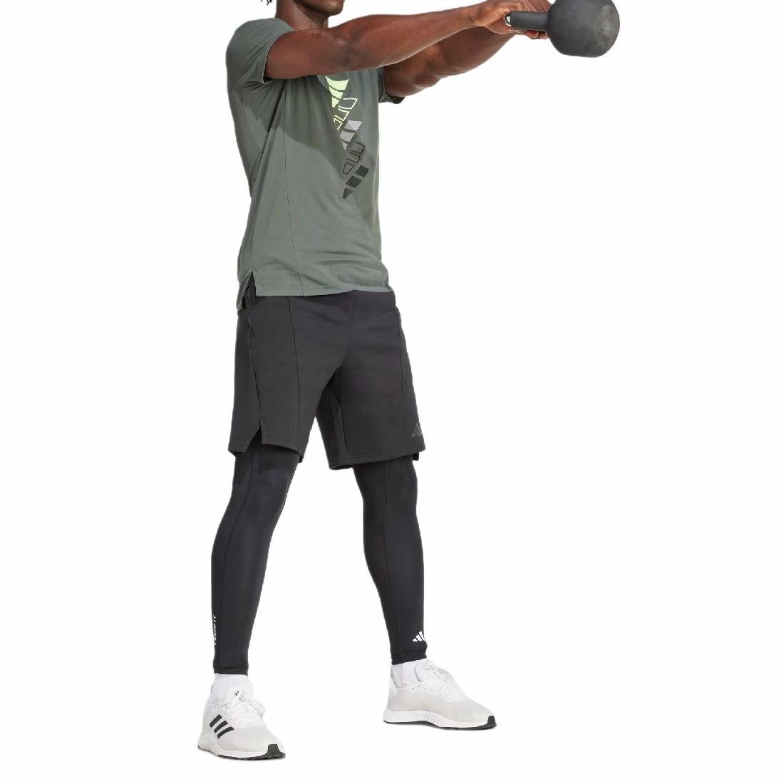 Adidas Techfit Training Pants Black — фото 3
