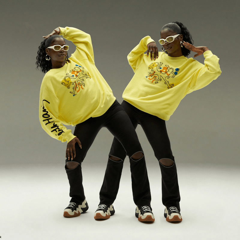 Converse x Keith Haring Yellow Sweatshirt — фото 2