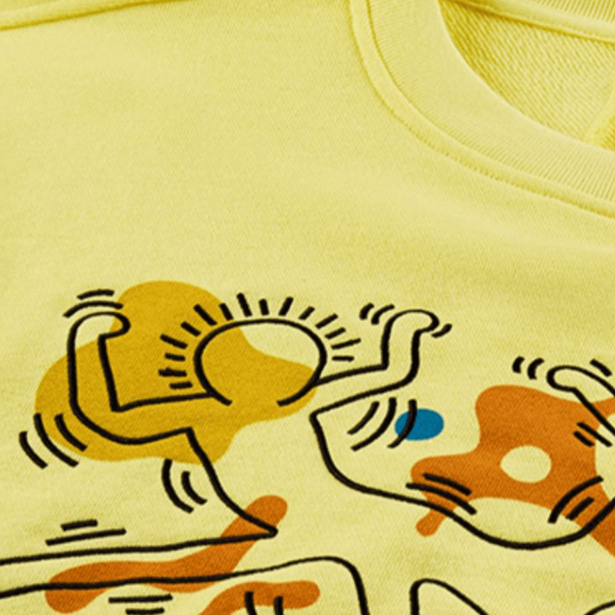 Converse x Keith Haring Yellow Sweatshirt — фото 3