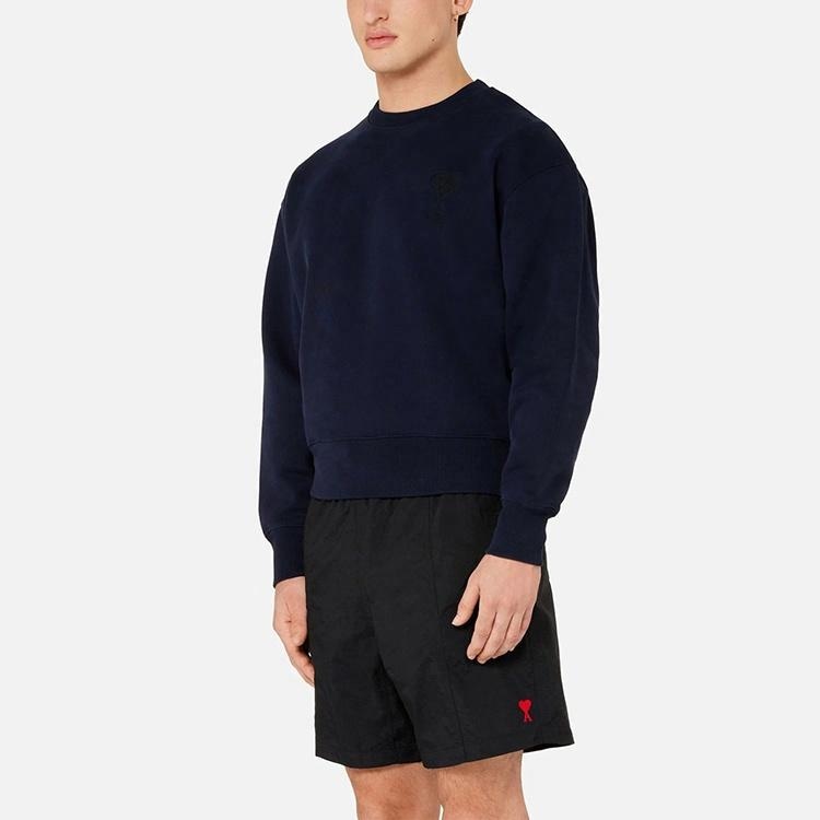 Amiparis De Coeur Crewneck Sweatshirt Black — фото 1
