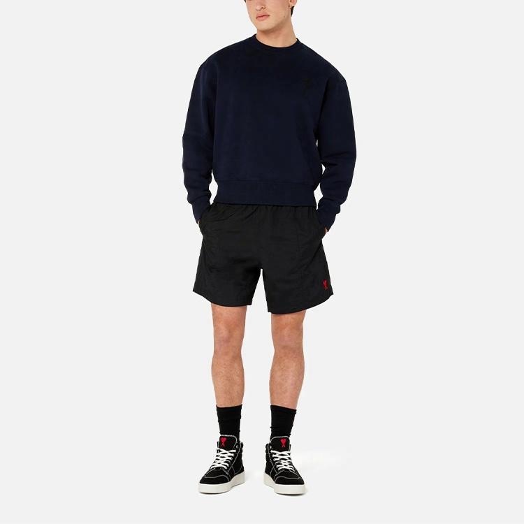 Amiparis De Coeur Crewneck Sweatshirt Black — фото 2