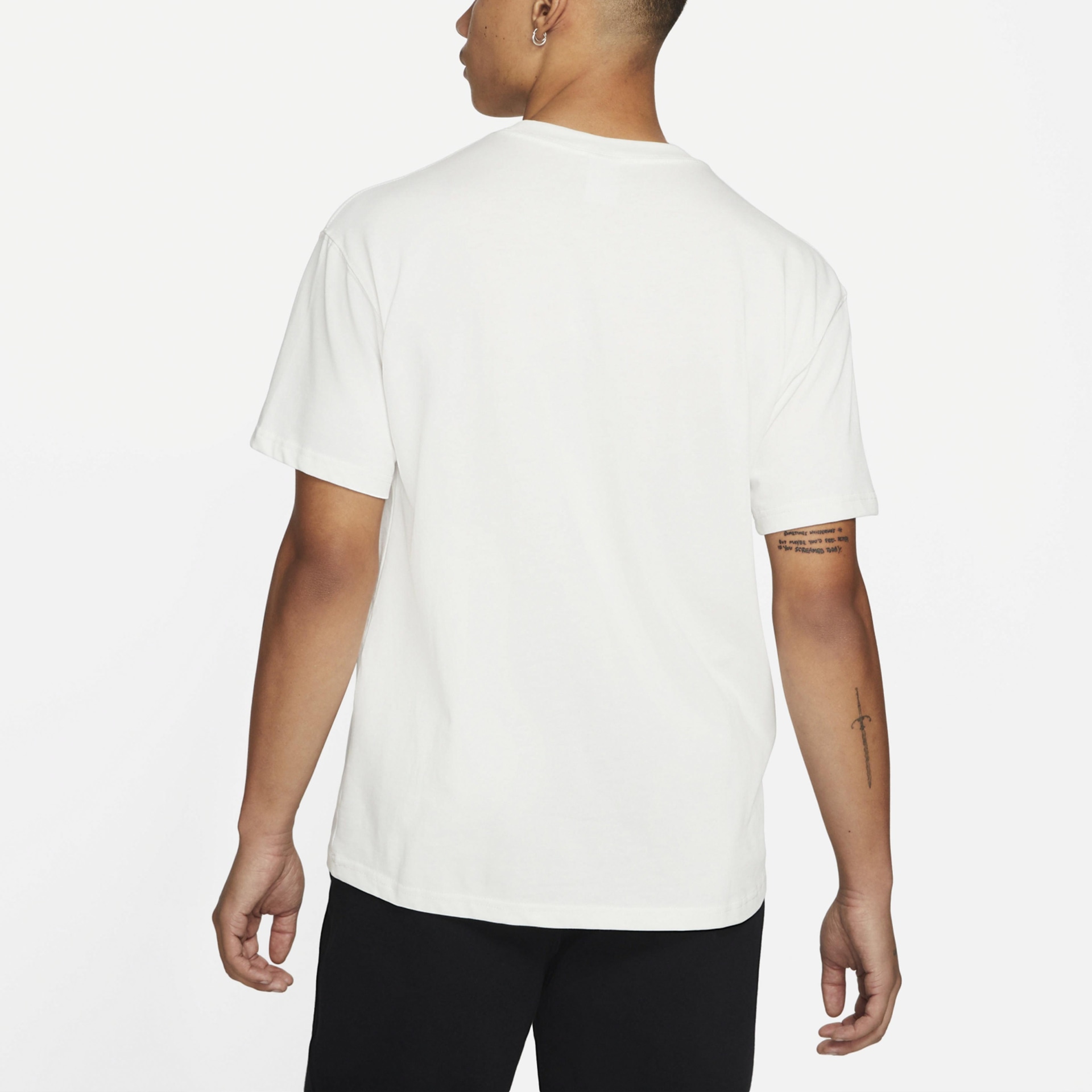 Stussy x Nike Logo T-Shirt White — фото 4