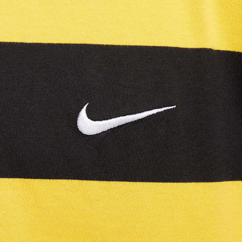 Nike SB Striped Loose Fit T-Shirt University Gold — фото 6