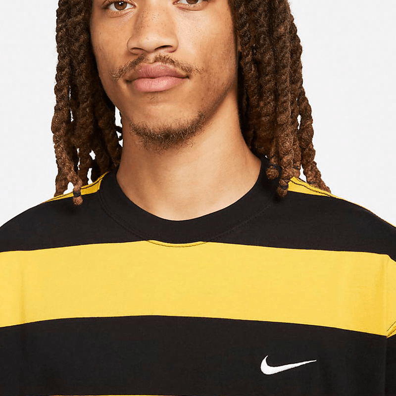 Nike SB Striped Loose Fit T-Shirt University Gold — фото 5