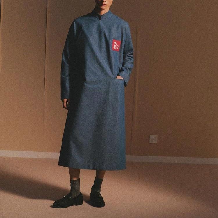 Zara x AO YES SS25 Coat Blue — фото 2