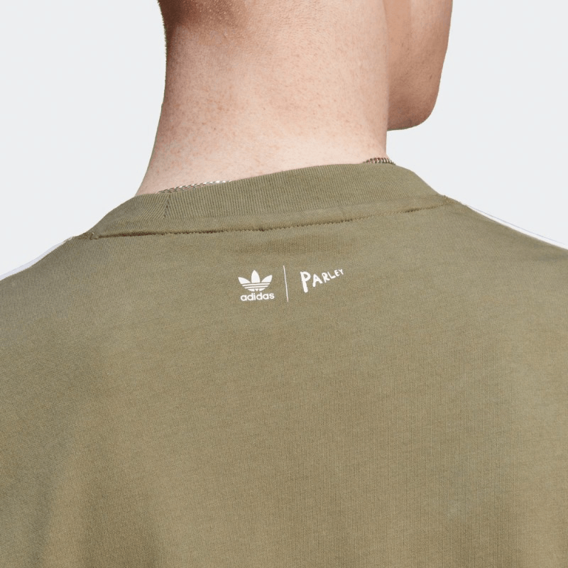 Adidas Originals Home of Classics Olive Tee — фото 4