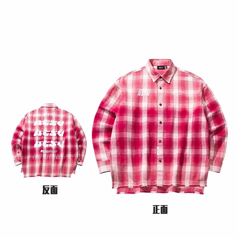 Anta Sneakerverse Anta Lifestyle Plaid Shirt Jacket Red White — фото 7
