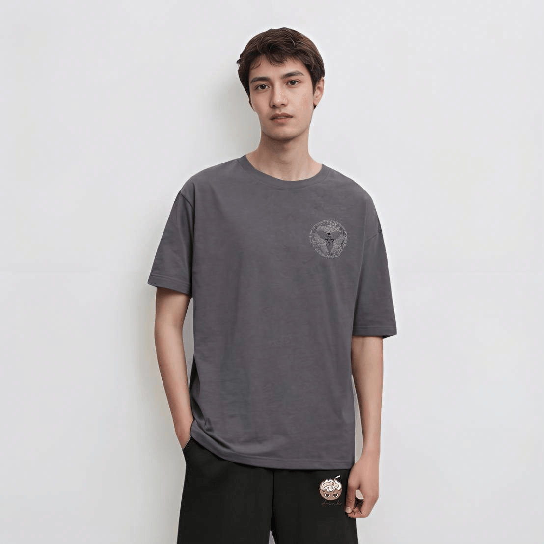Boy London Crewneck T-Shirt Grey — фото 2