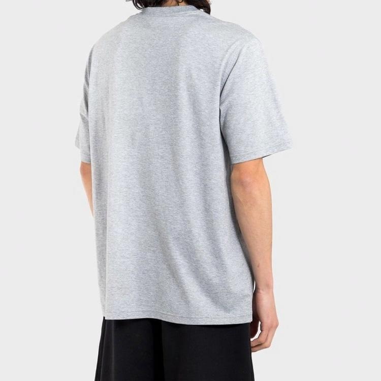 Burberry Equestrian Knight Logo Cotton T-Shirt Grey — фото 6