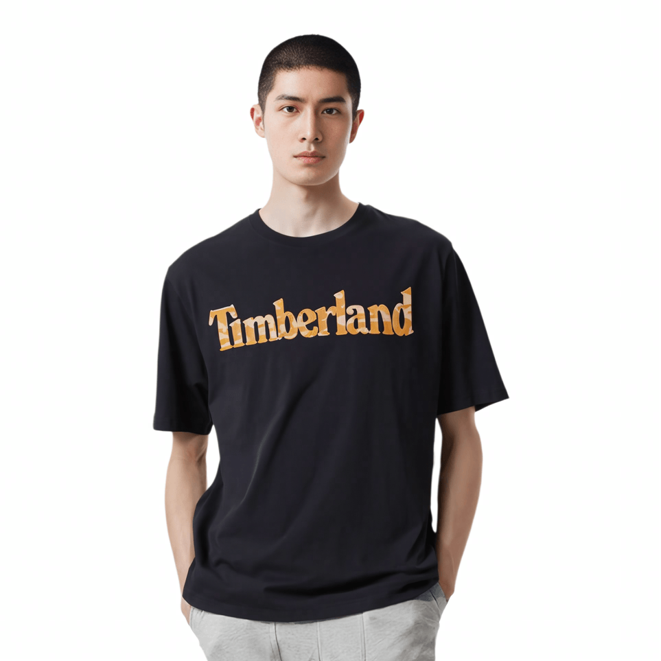 Timberland Letter Loose Crew Tee Black — фото 2