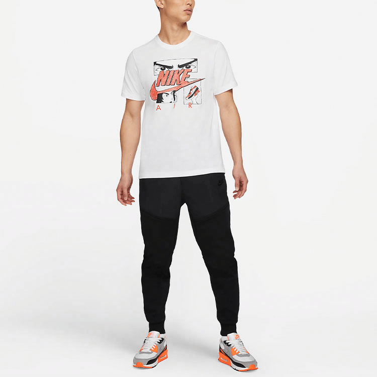 Nike Sportswear Logo T-Shirt White — фото 4