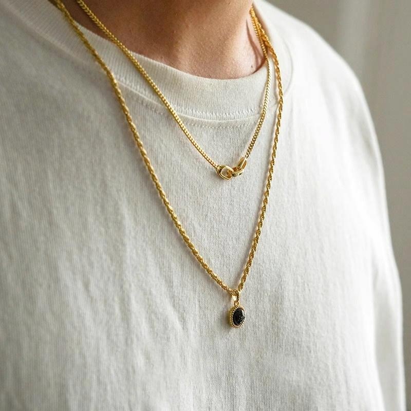 Ideagemer Silver Cuban Chain Necklace 925 — фото 2