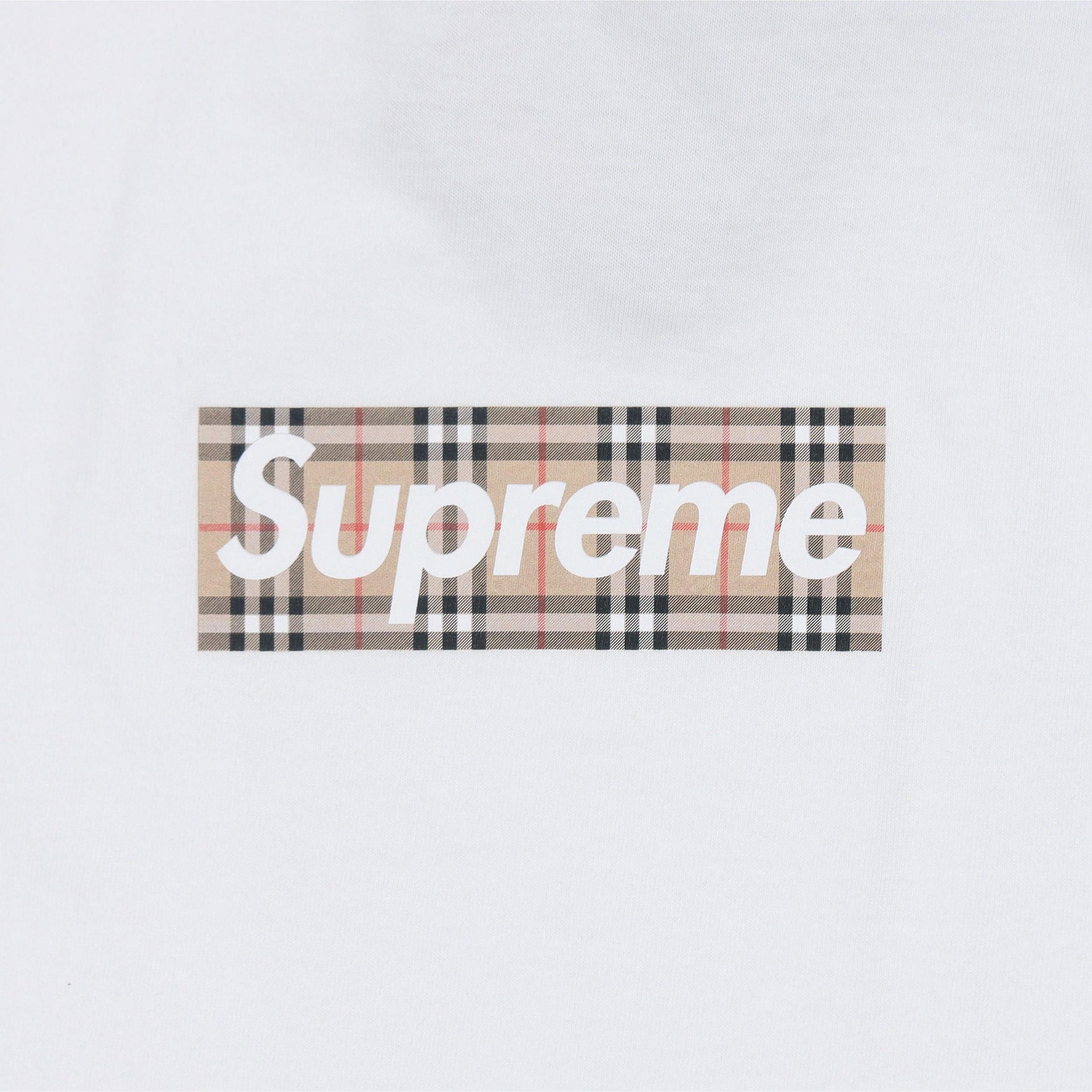Supreme x Burberry Box Logo Tee — фото 1
