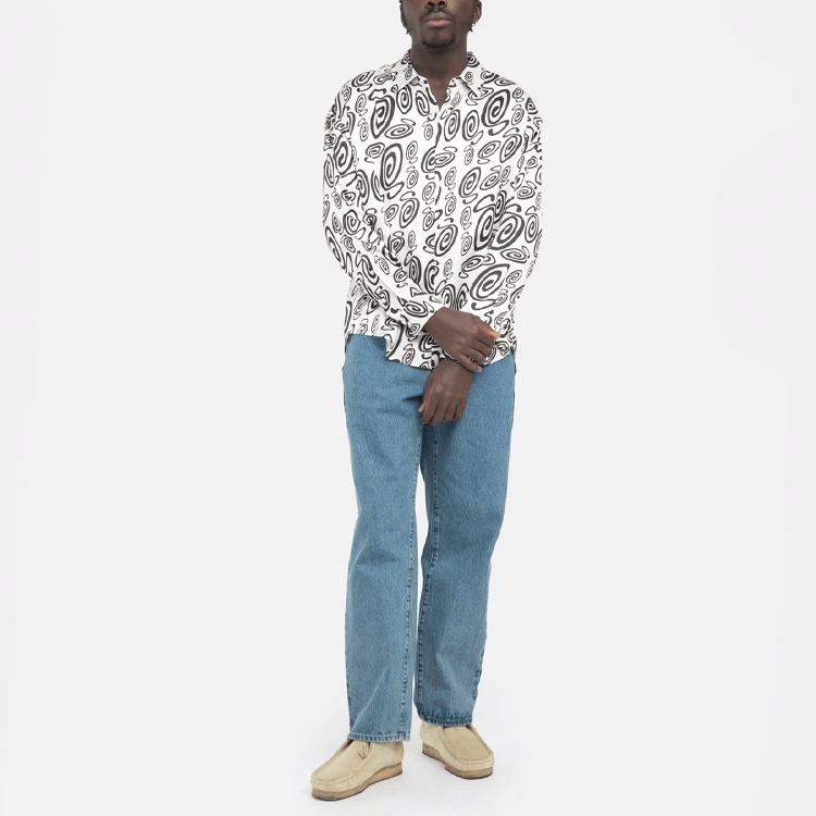 Stussy Swirly S Silk Shirt — фото 2