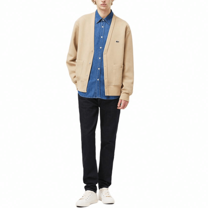 Lacoste V-Neck Knit Sweater — фото 1