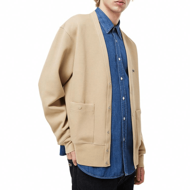 Lacoste V-Neck Knit Sweater — фото 2