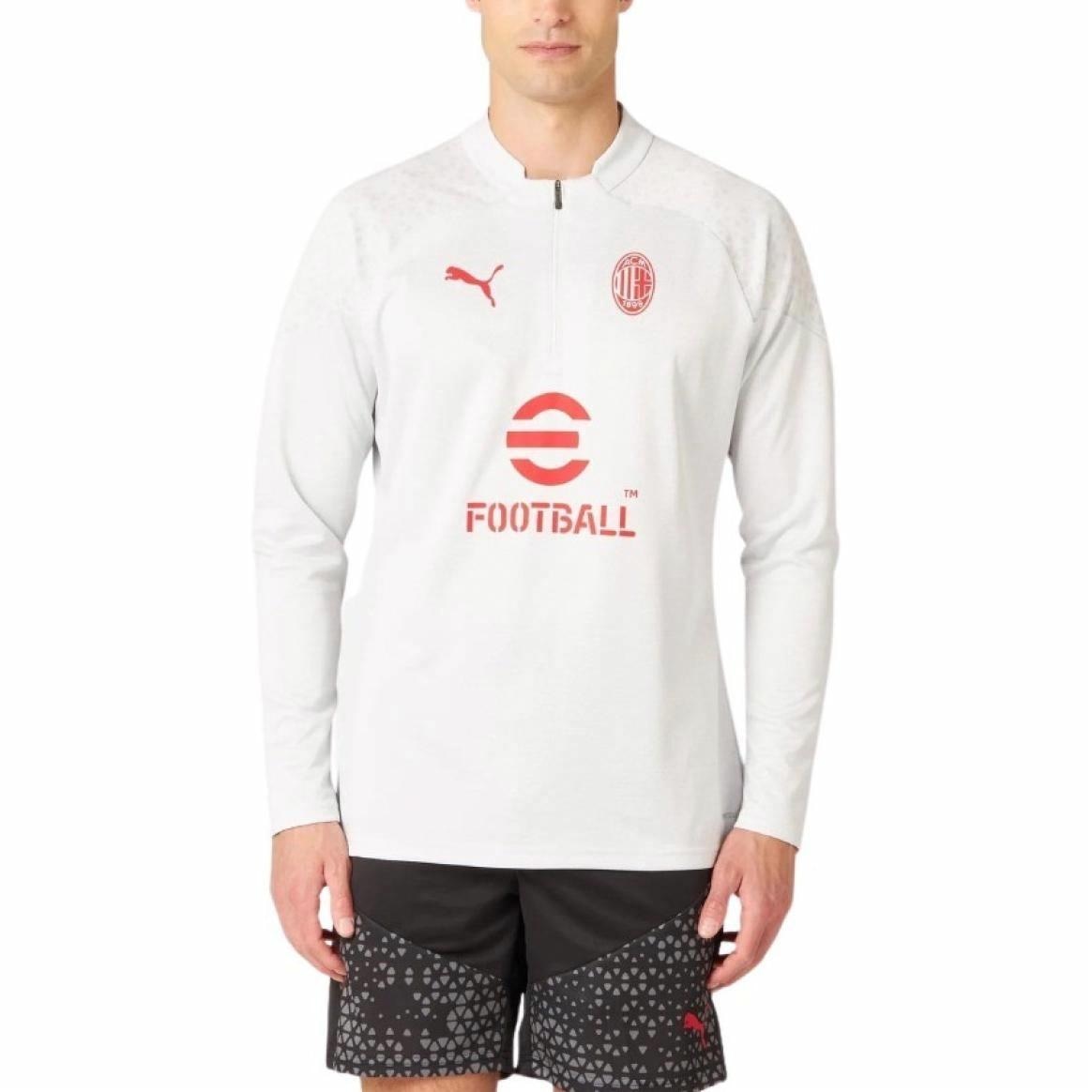 Puma AC Milan Long Sleeve Tee White — фото 5
