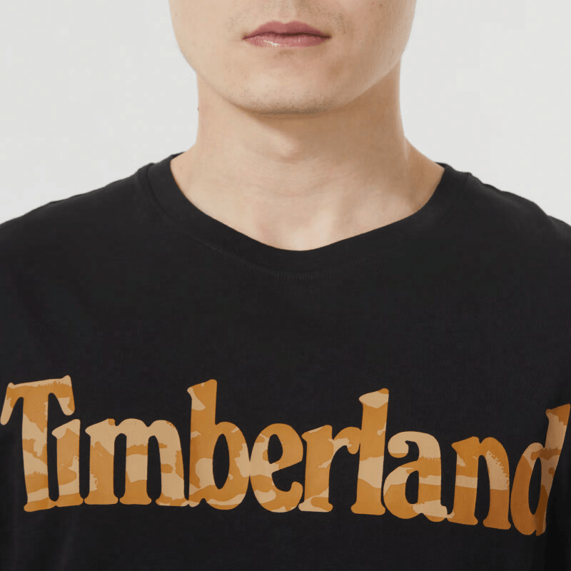 Timberland Letter Loose Crew Tee Black — фото 4