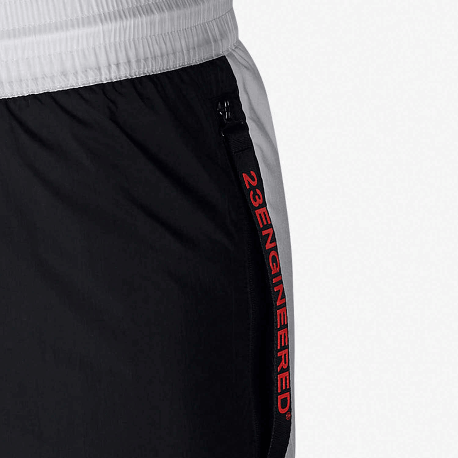 Jordan Engineered Shorts Black White — фото 1