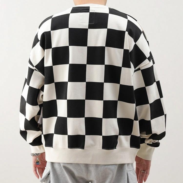 Vans Checkerboard Crewneck Sweatshirt Black — фото 3