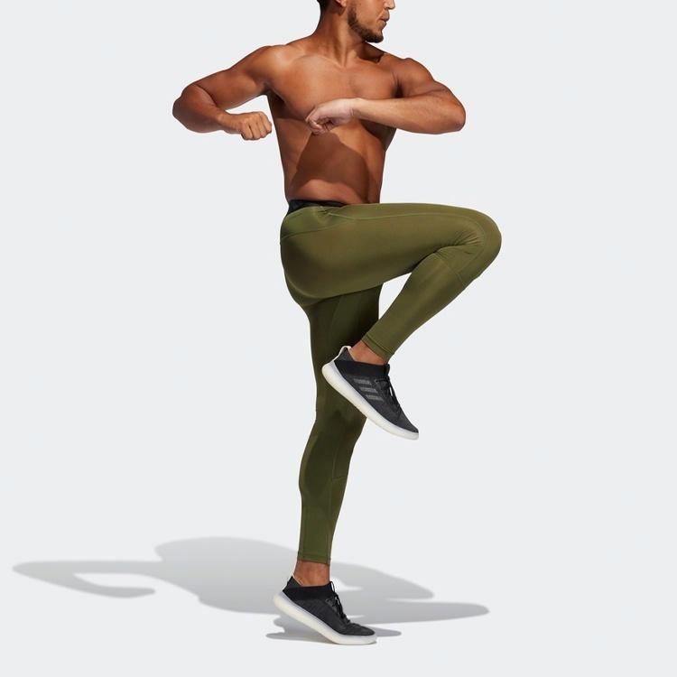 Adidas TF 3 Bar LT Logo Pants Green — фото 2