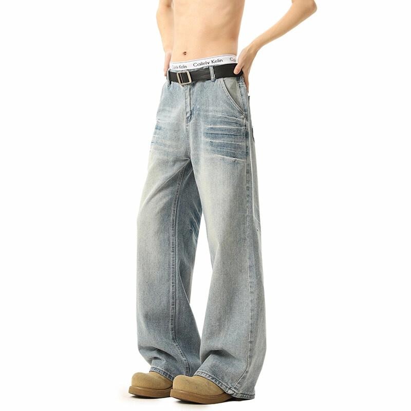 Keirandun Vintage Washed Denim Jeans — фото 3