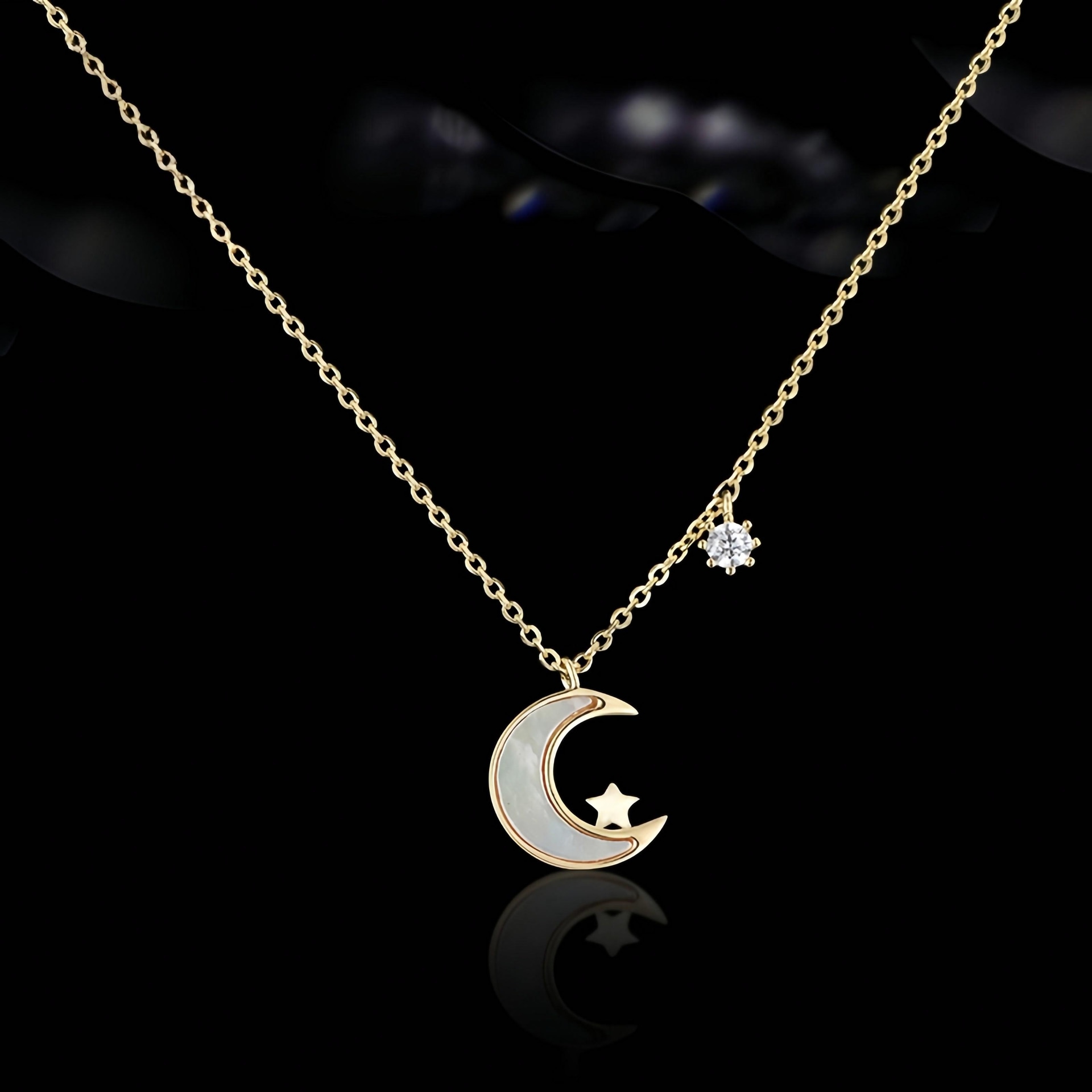 兰盈 Lanying Moon Crystal Necklace — фото 2