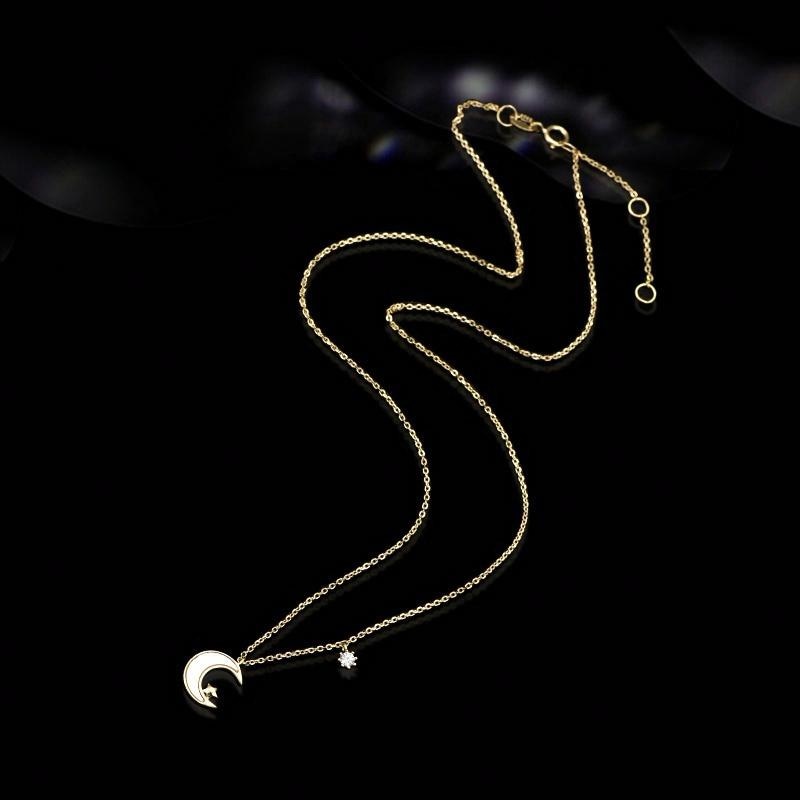 兰盈 Lanying Moon Crystal Necklace — фото 4