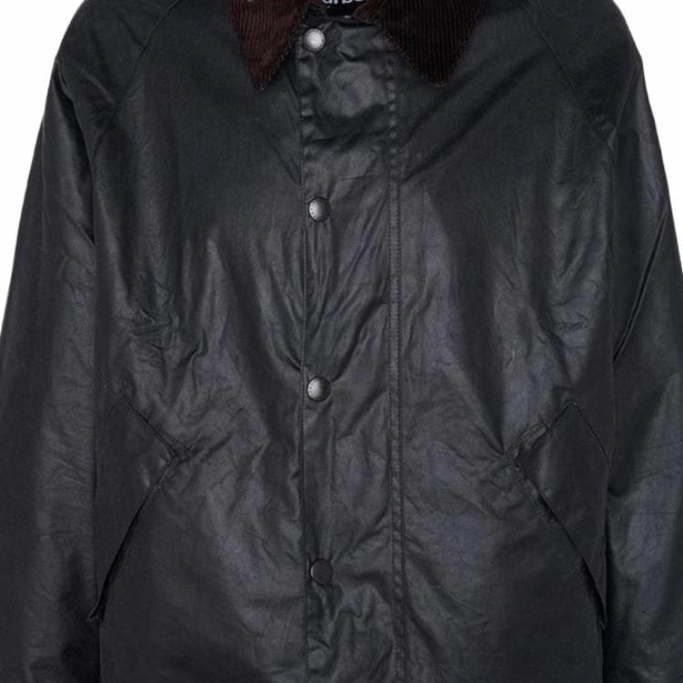 Barbour Waxed Short Jacket Green — фото 5