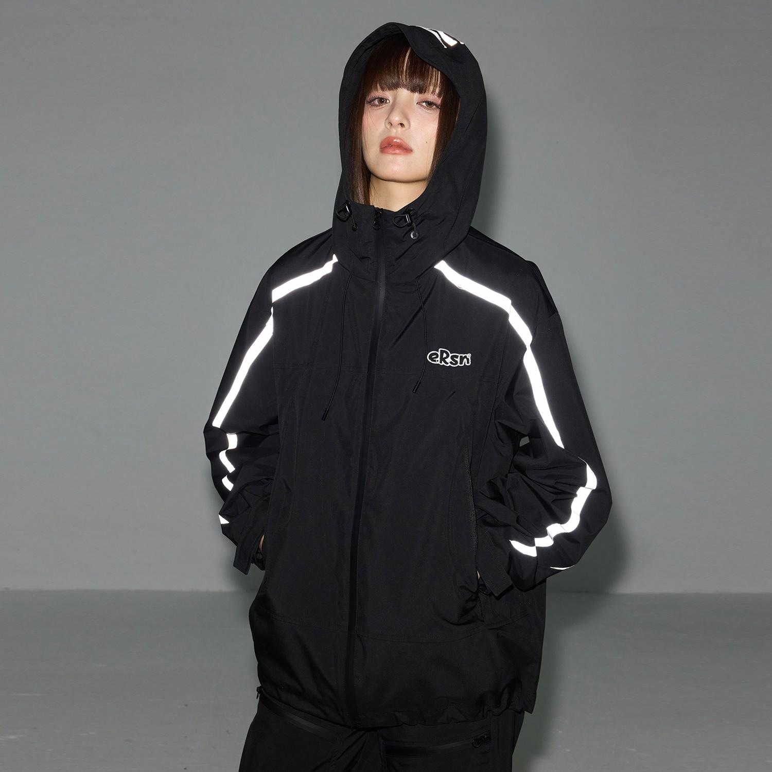 Er Reflective Hoodie Jacket Black — фото 2