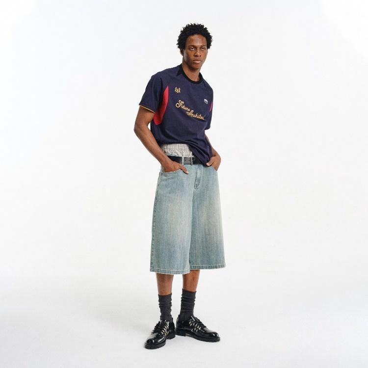 Dimc Vintage Denim Cropped Jeans — фото 6