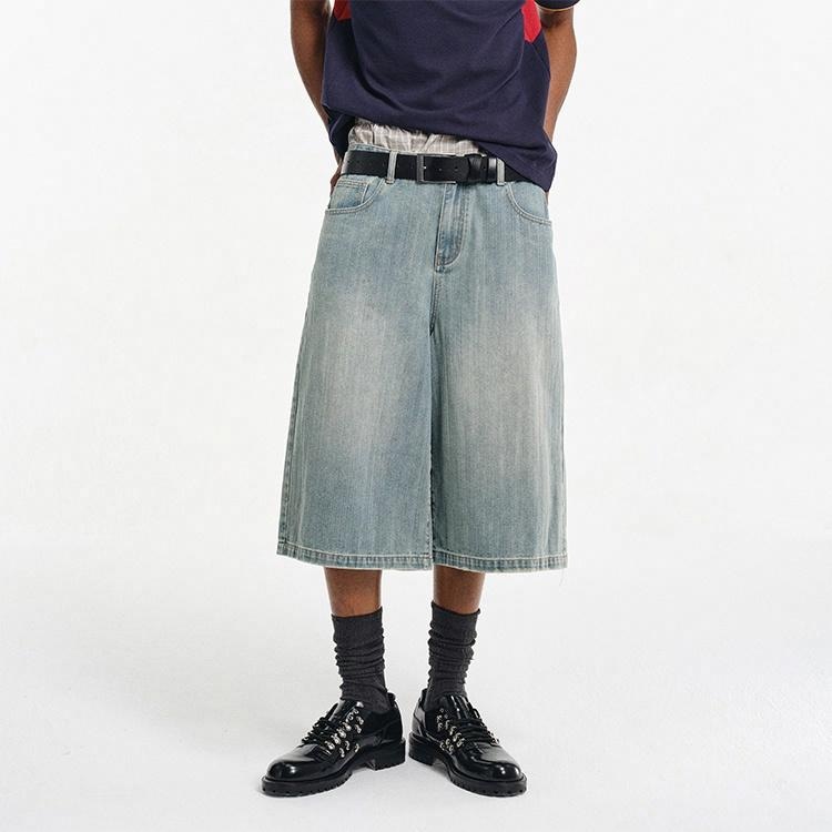 Dimc Vintage Denim Cropped Jeans — фото 2
